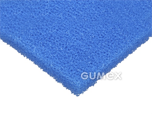 Wasserfilter PPI 10, Dicke 6mm, 2000x1000mm, Dichte 25kg/m3, PU, ​​blau, 